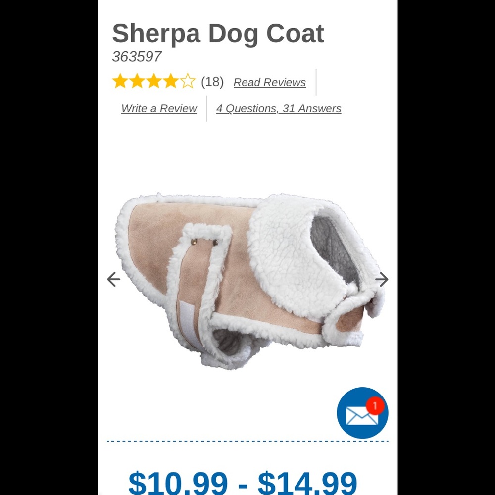 2 S/XS Dog winter coats and hat!